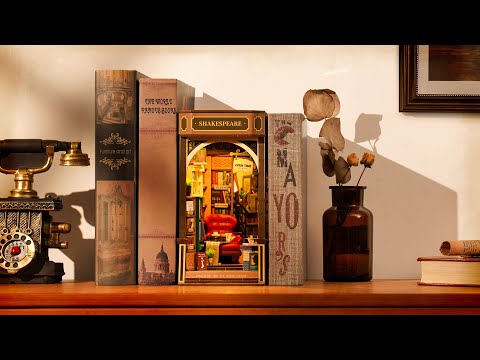 Rolife Booknook & Wonderland - Separador de Libros Shakespeare Bookstore