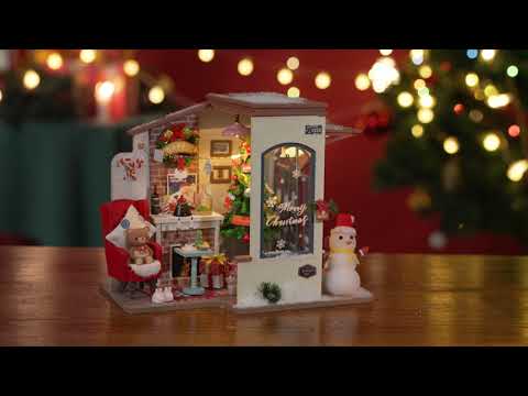 Rolife DIY Mini House - Casas Miniatura Christmas Snow House