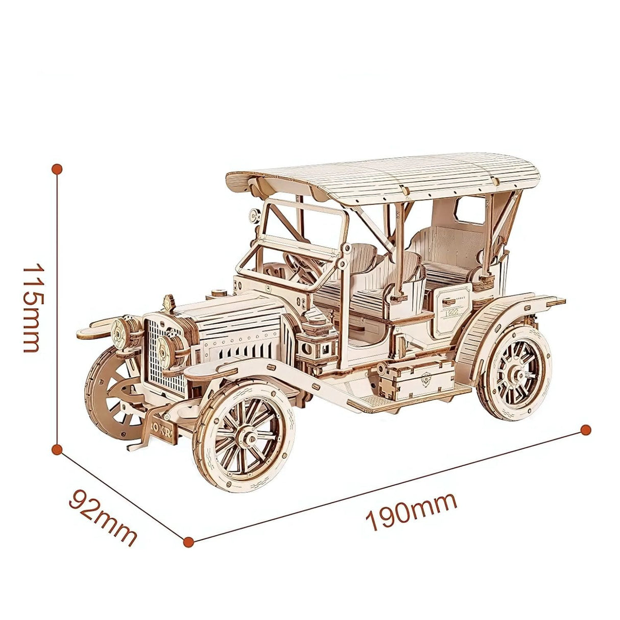 Rokr Scale Model Vehicle - Puzzle 3D Auto Antiguo Vintage Car