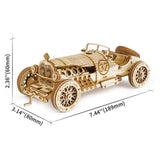 Rokr Scale Model Vehicle - Puzzle 3D Auto Grand Prix Car