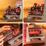 Rolife Booknook & Wonderland - Separador de Libros Century Train