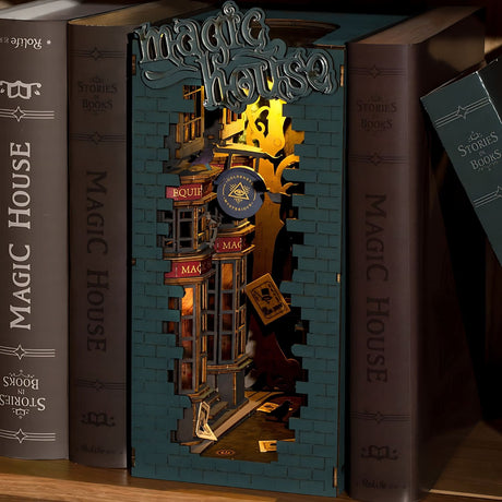 Rolife Booknook & Wonderland - Separador de Libros Magic House