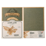 Rolife Classical - Puzzle 3D Avión Biplano Airplane