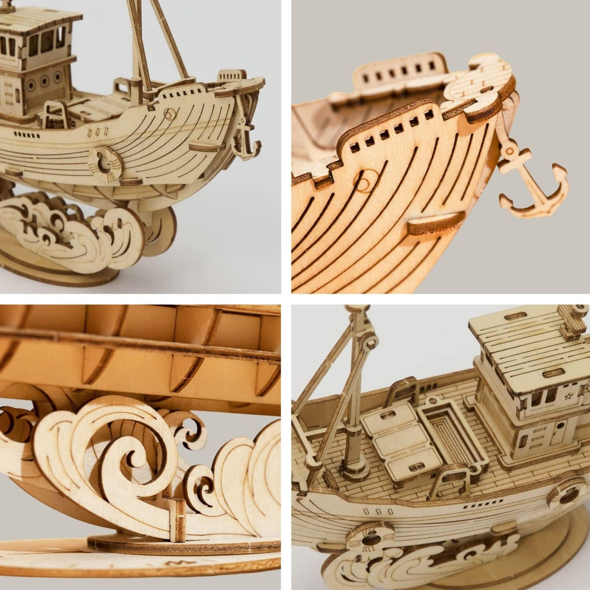 Rolife Classical - Puzzle 3D Barco Pesquero Fishing Ship