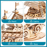 Rolife Classical - Puzzle 3D Barco Sailing Ship