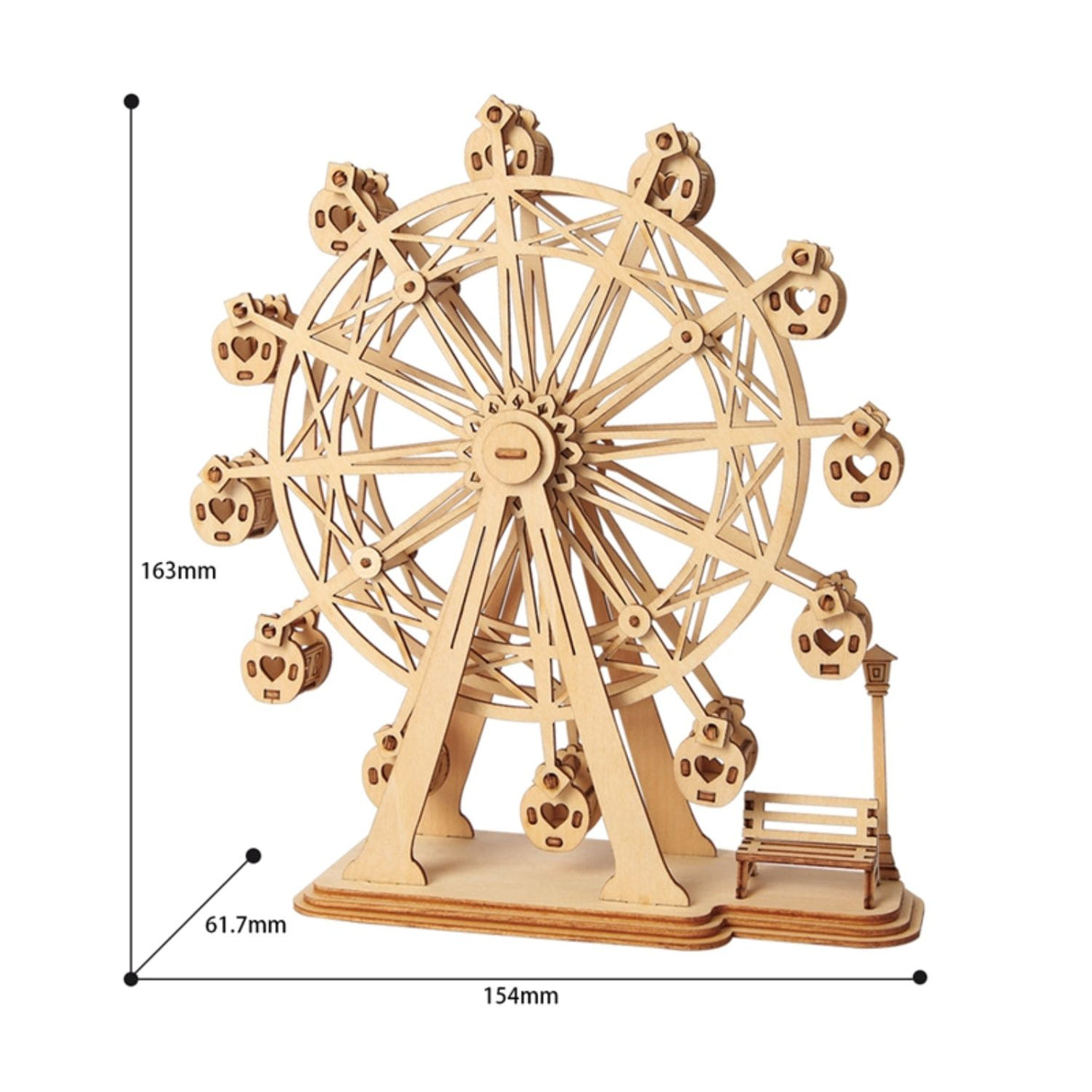 Rolife Classical - Puzzle 3D Rueda Parque Diversiones Ferris Wheel