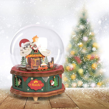 Rolife - Miniatura Armable Christmas Town Caja Musical