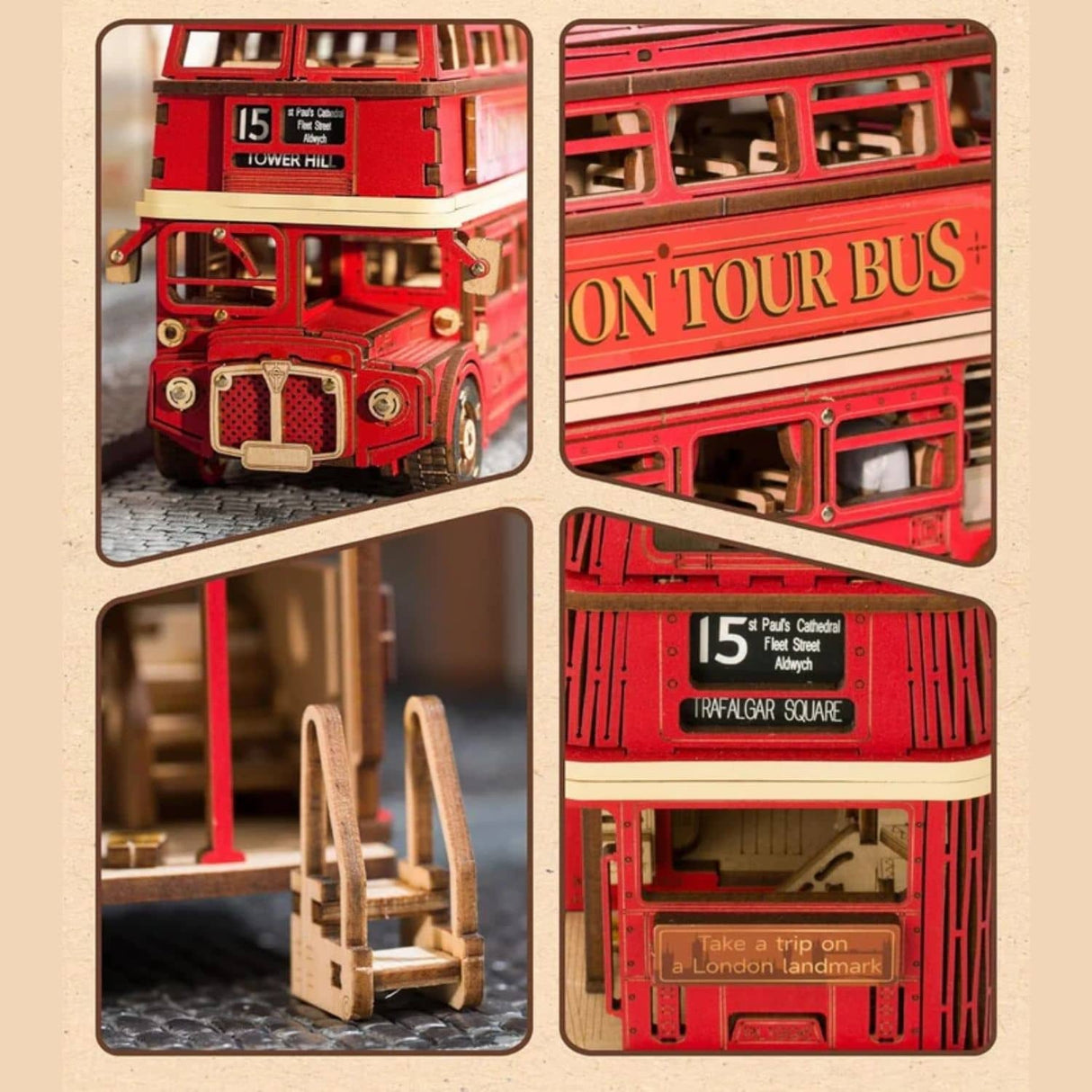 Rolife - Puzzle 3D London Tour Bus