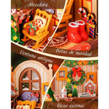 Rolife Secret World - Miniatura Armable Christmas Fireplace