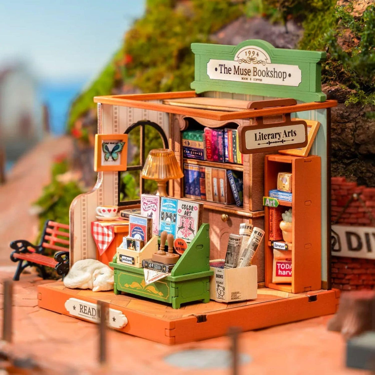 Rolife Secret World - Miniatura Armable The Muse Bookshop