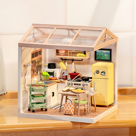 Rolife Super Creator - Casas Miniatura Happy Meals Kitchen