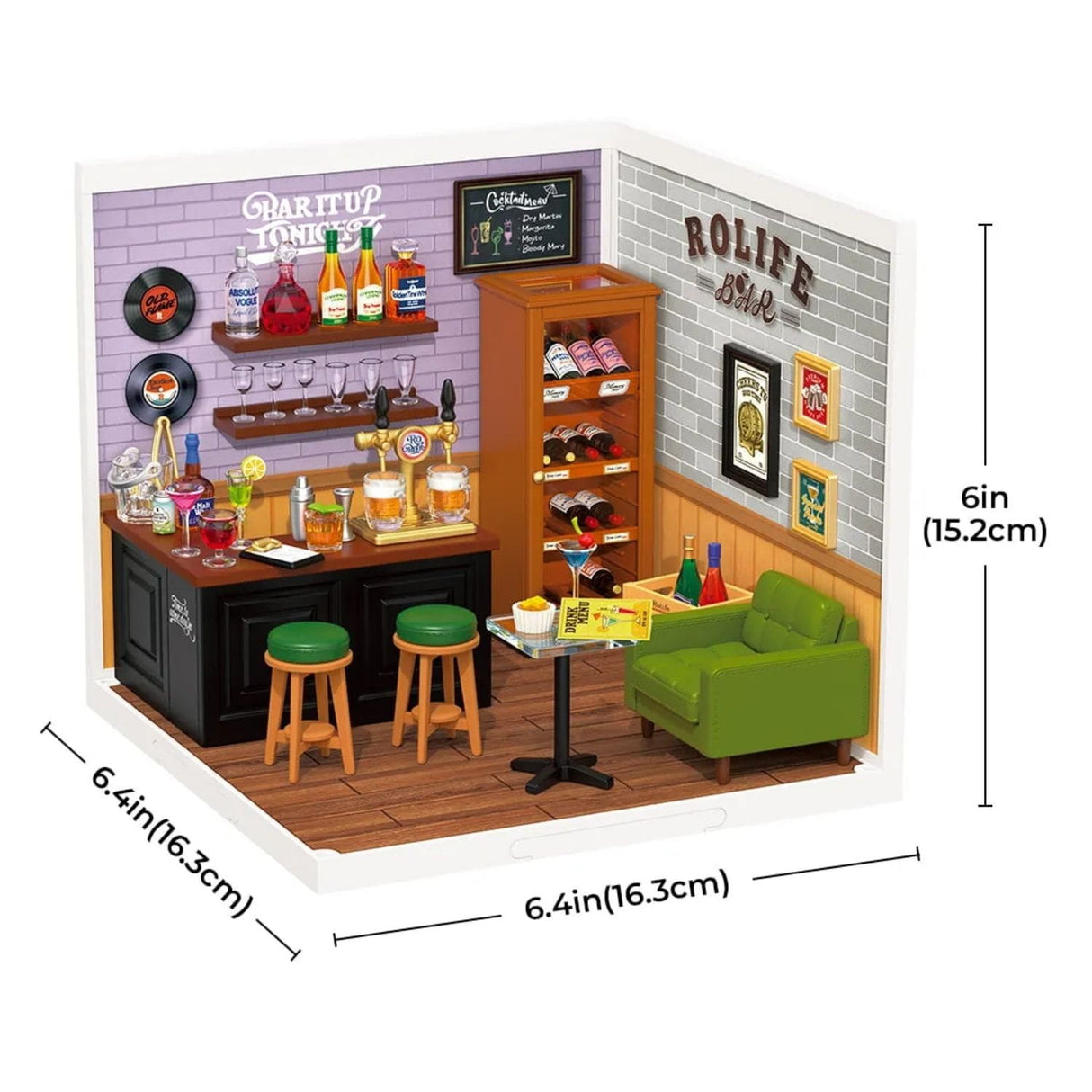 Rolife Super Creator - Casas Miniatura Leisurely Cheers Bar