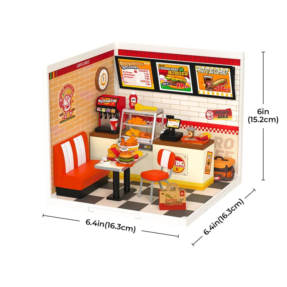 Rolife Super Creator - Casas Miniatura Yum Yum Burgers