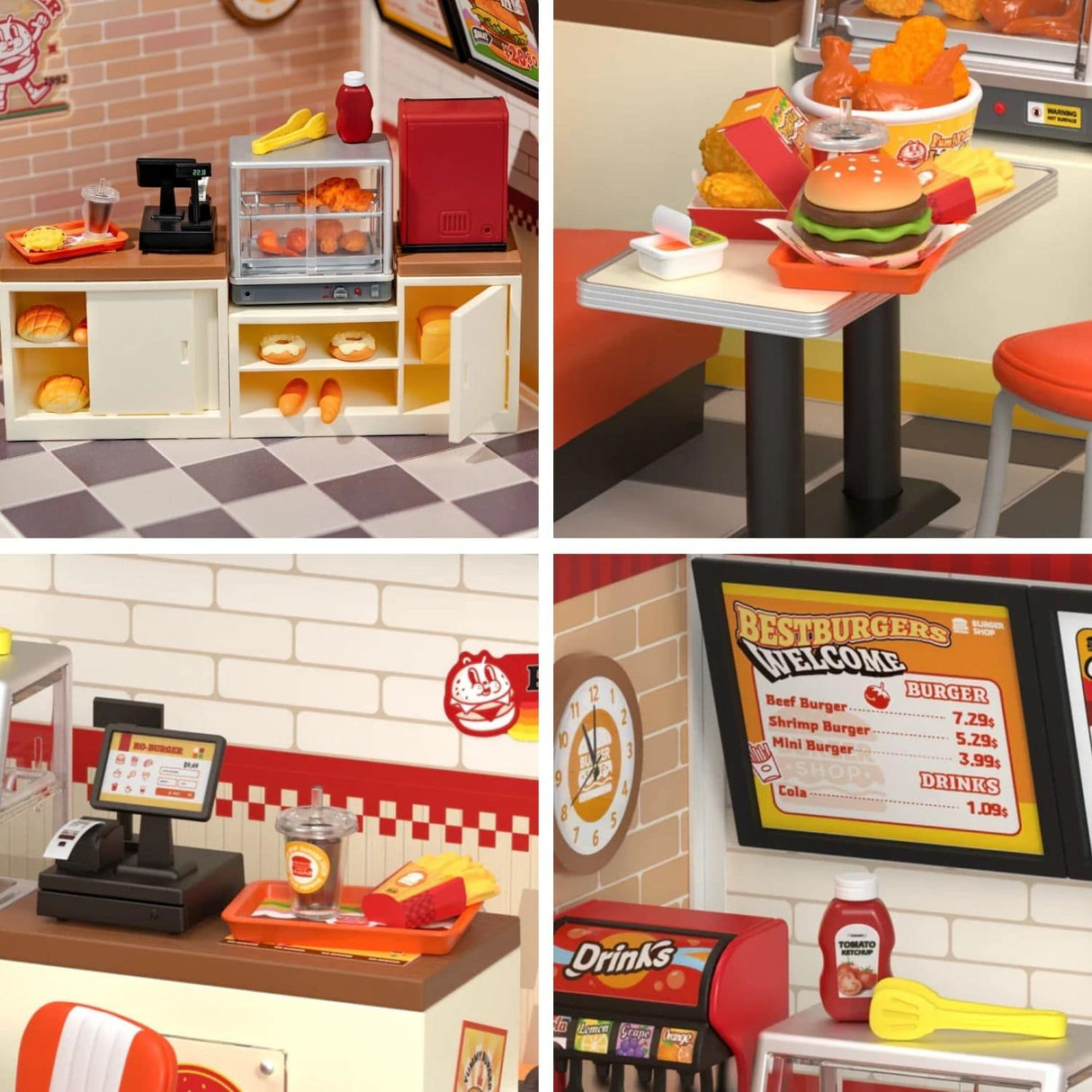 Rolife Super Creator - Casas Miniatura Yum Yum Burgers