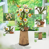 Rowood Wooden Bloom Craft - Miniatura Armable Flor Chamomile (Manzanilla)