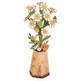 Rowood Wooden Bloom Craft - Miniatura Armable Flor Chamomile (Manzanilla)