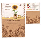 Rowood Wooden Bloom Craft - Miniatura Armable Flor Sunflower (Girasol)