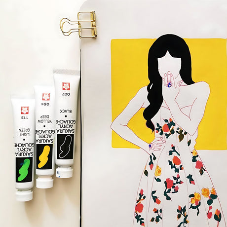 Sakura Acryl Gouache - Set 12 Pinturas Gouache