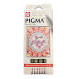 Sakura Pigma Micron - Set 6 Tiralíneas Mandala 05 Colores Cálidos