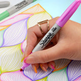 Sharpie - Set 24 Plumones Permanentes Punta Fina Glam