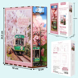 Tonecheer Book Nook - Separador de Libros Sakura's Travel