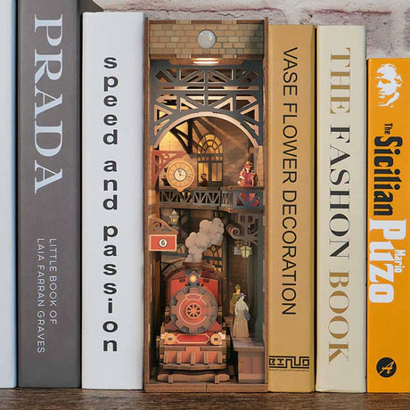 Tonecheer Book Nook - Separador de Libros The Steam Age